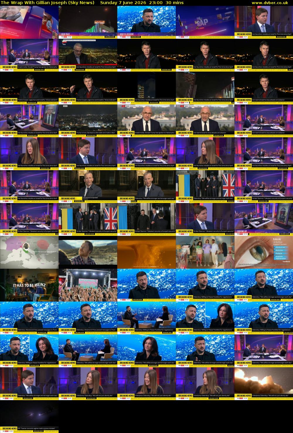 The Wrap With Gillian Joseph (Sky News) Sunday 7 June 2026 23:00 - 23:30