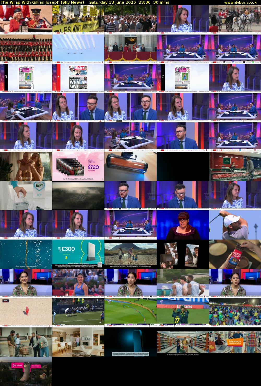 The Wrap With Gillian Joseph (Sky News) Saturday 13 June 2026 23:30 - 00:00