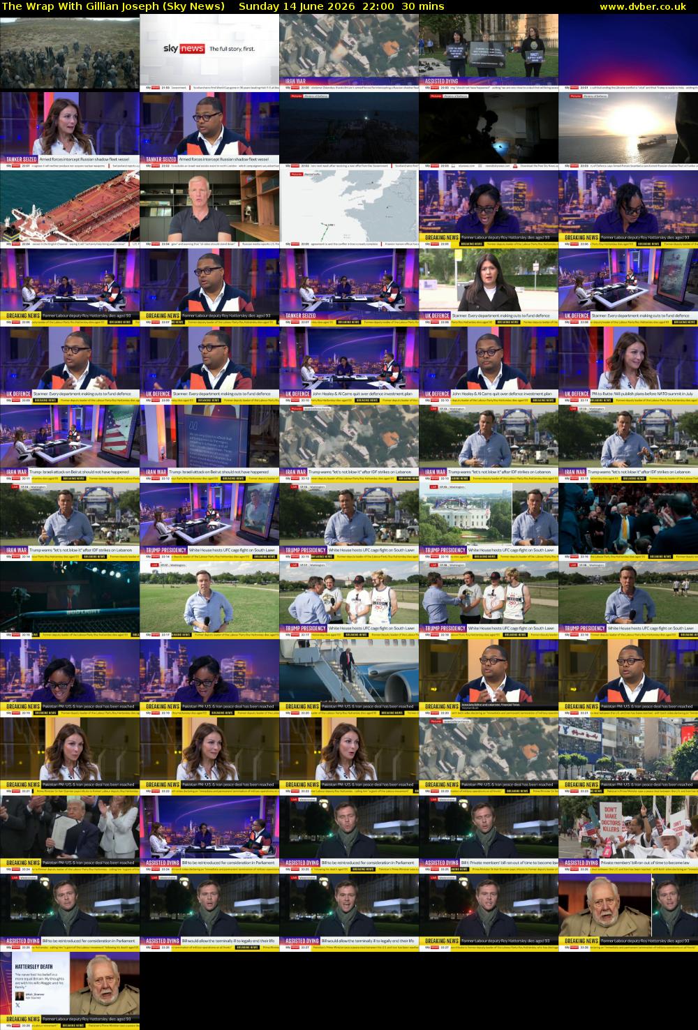 The Wrap With Gillian Joseph (Sky News) Sunday 14 June 2026 22:00 - 22:30