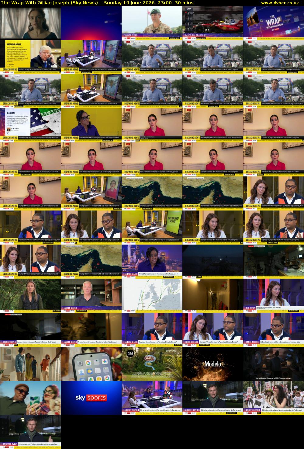 The Wrap With Gillian Joseph (Sky News) Sunday 14 June 2026 23:00 - 23:30