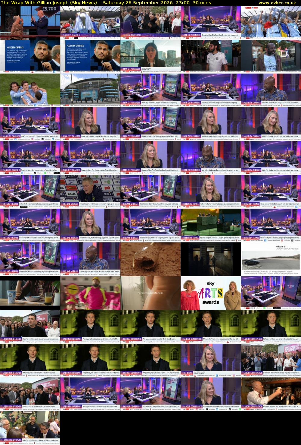 The Wrap With Gillian Joseph (Sky News) Saturday 26 September 2026 23:00 - 23:30