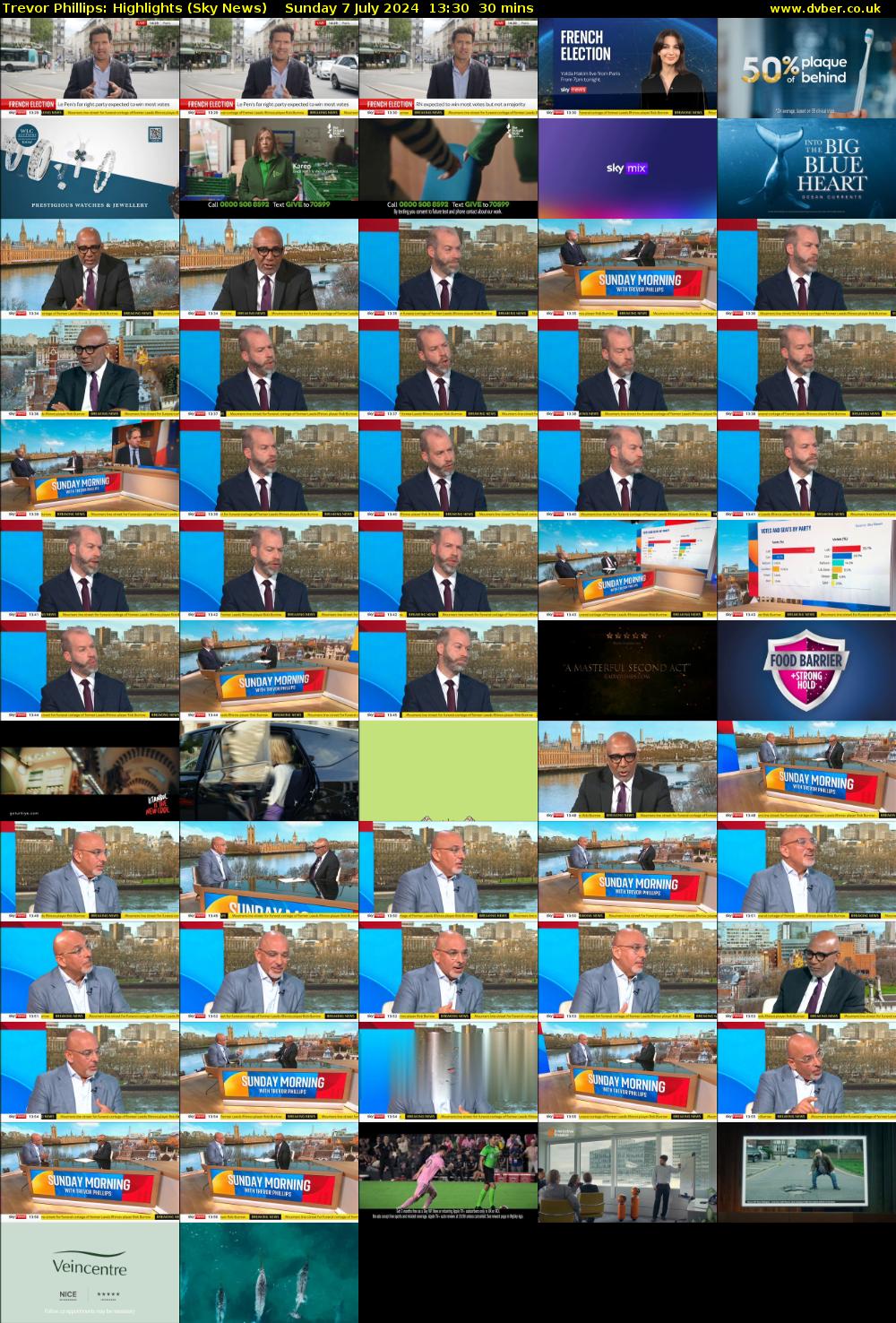 Trevor Phillips: Highlights (Sky News) Sunday 7 July 2024 13:30 - 14:00