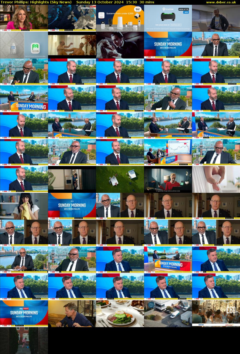 Trevor Phillips: Highlights (Sky News) Sunday 13 October 2024 15:30 - 16:00
