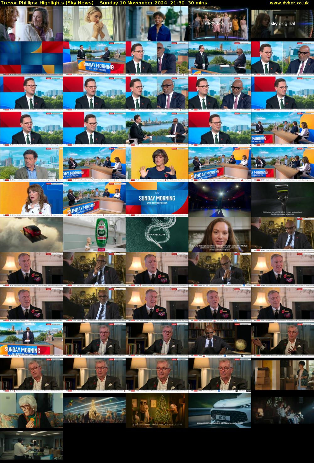 Trevor Phillips: Highlights (Sky News) Sunday 10 November 2024 21:30 - 22:00