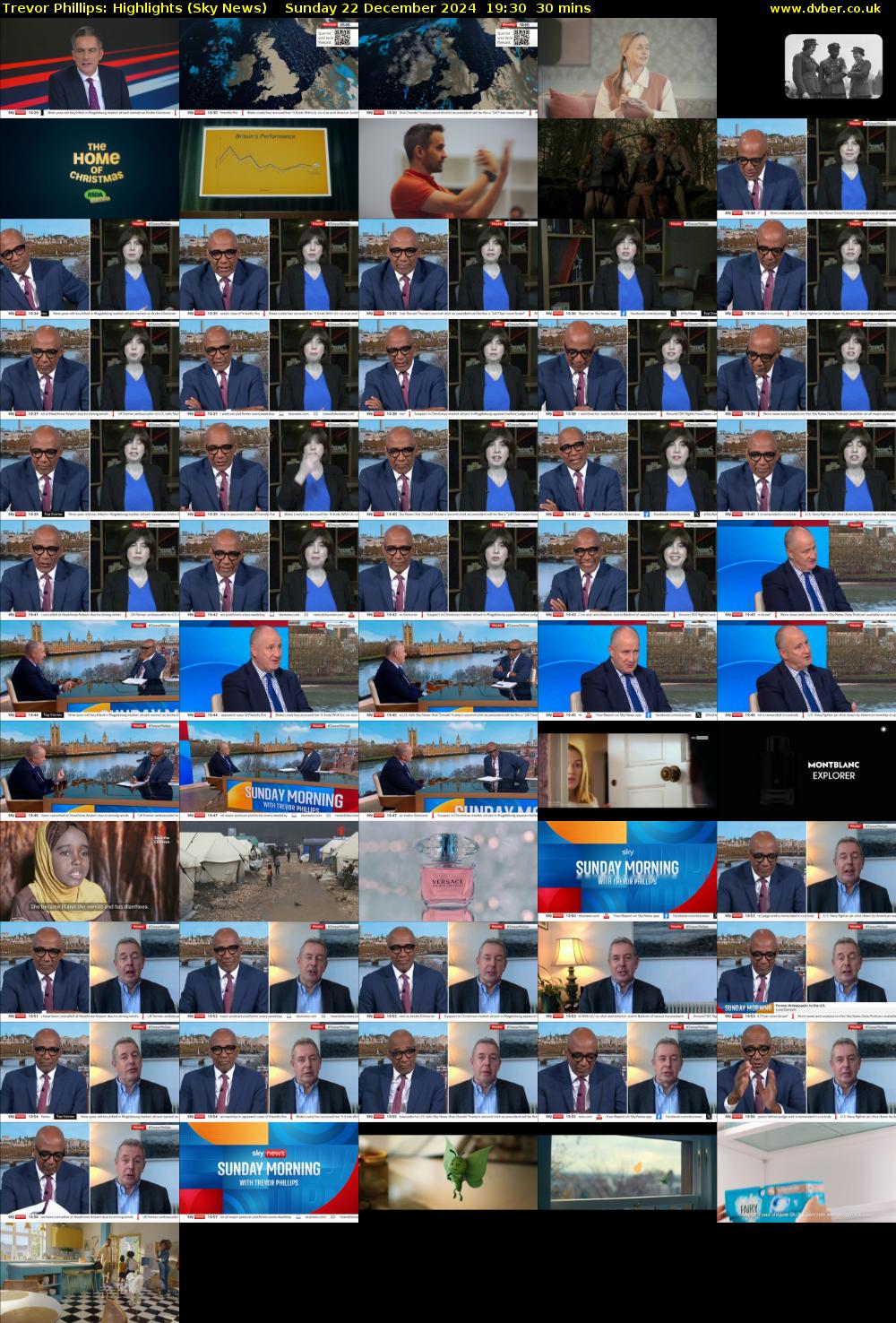 Trevor Phillips: Highlights (Sky News) Sunday 22 December 2024 19:30 - 20:00