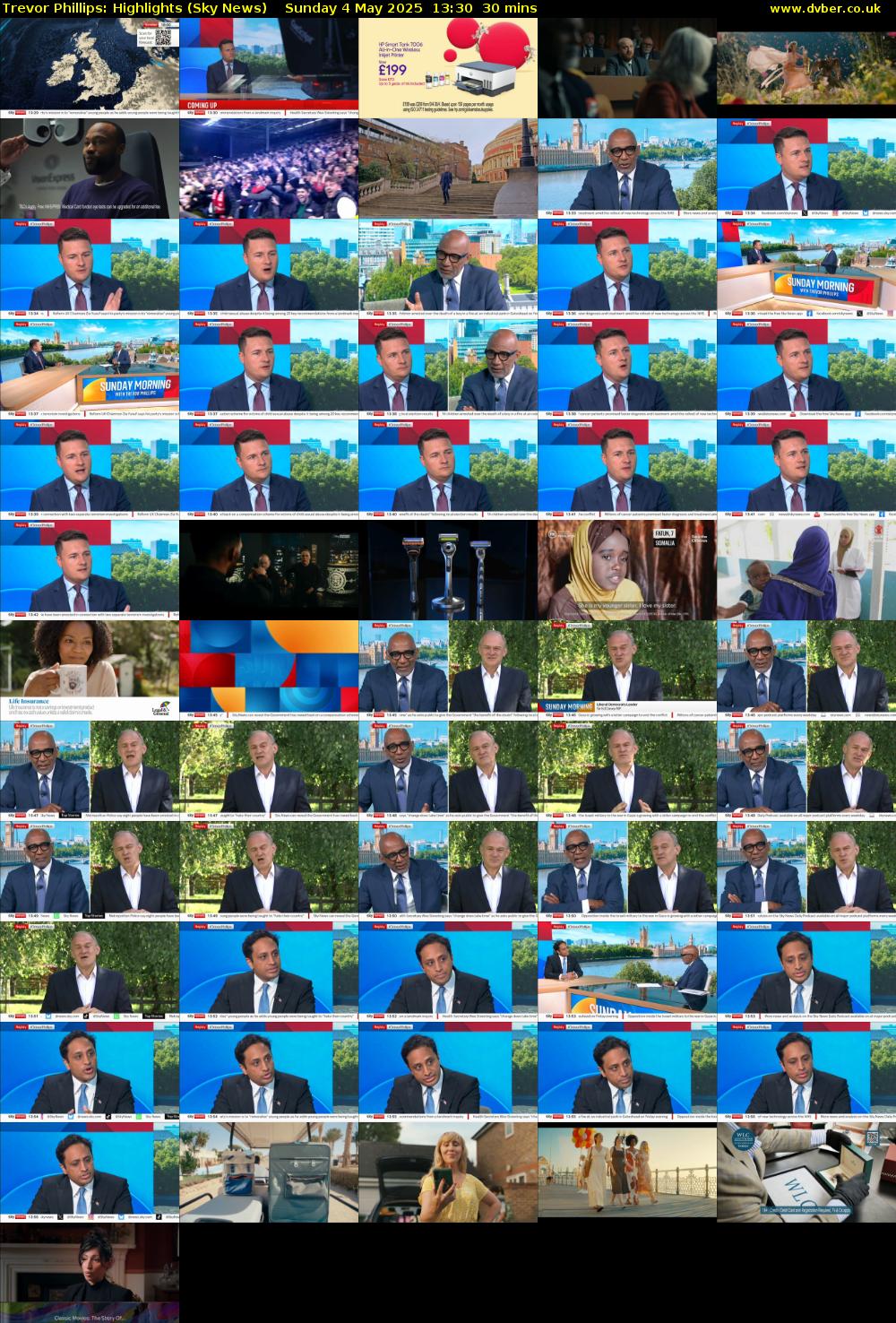 Trevor Phillips: Highlights (Sky News) Sunday 4 May 2025 13:30 - 14:00