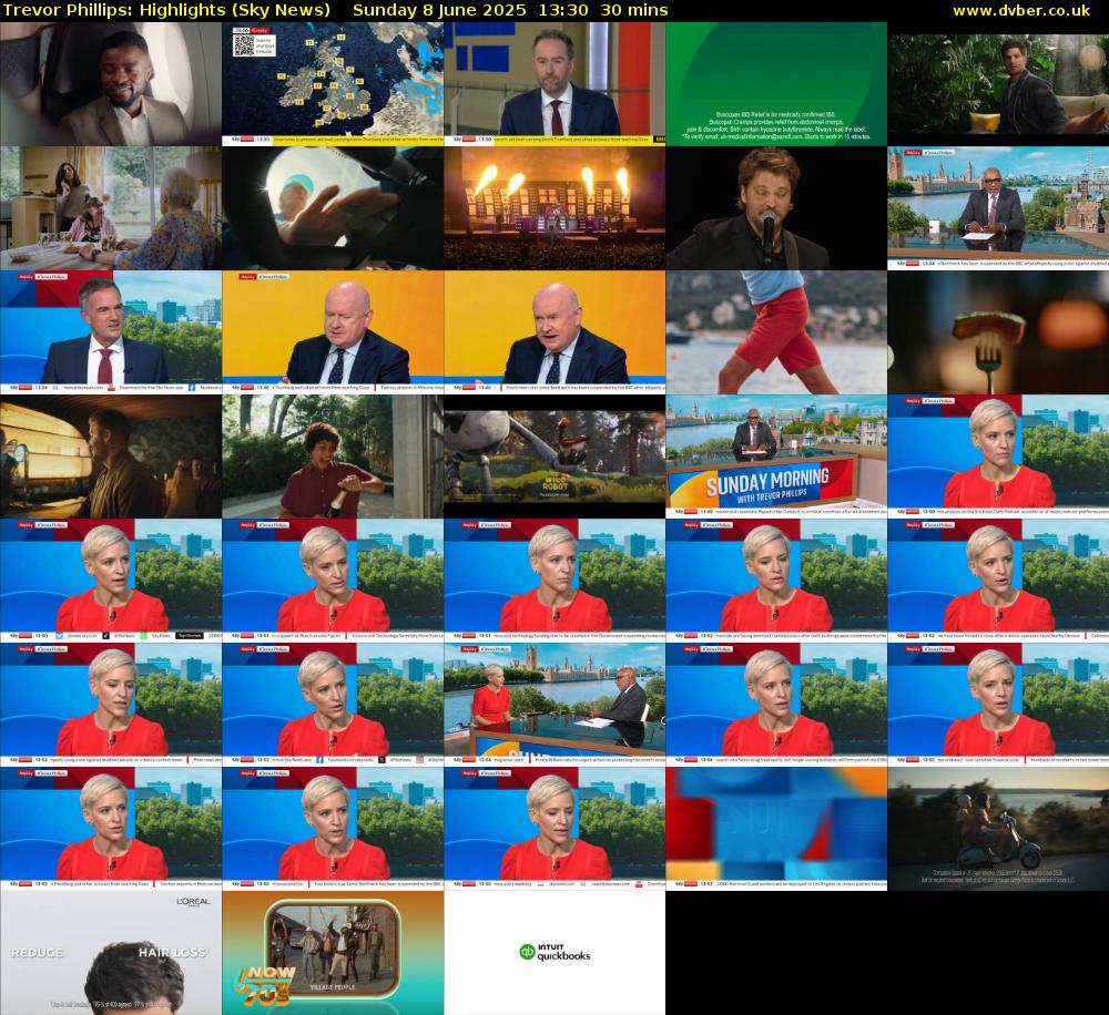 Trevor Phillips: Highlights (Sky News) Sunday 8 June 2025 13:30 - 14:00