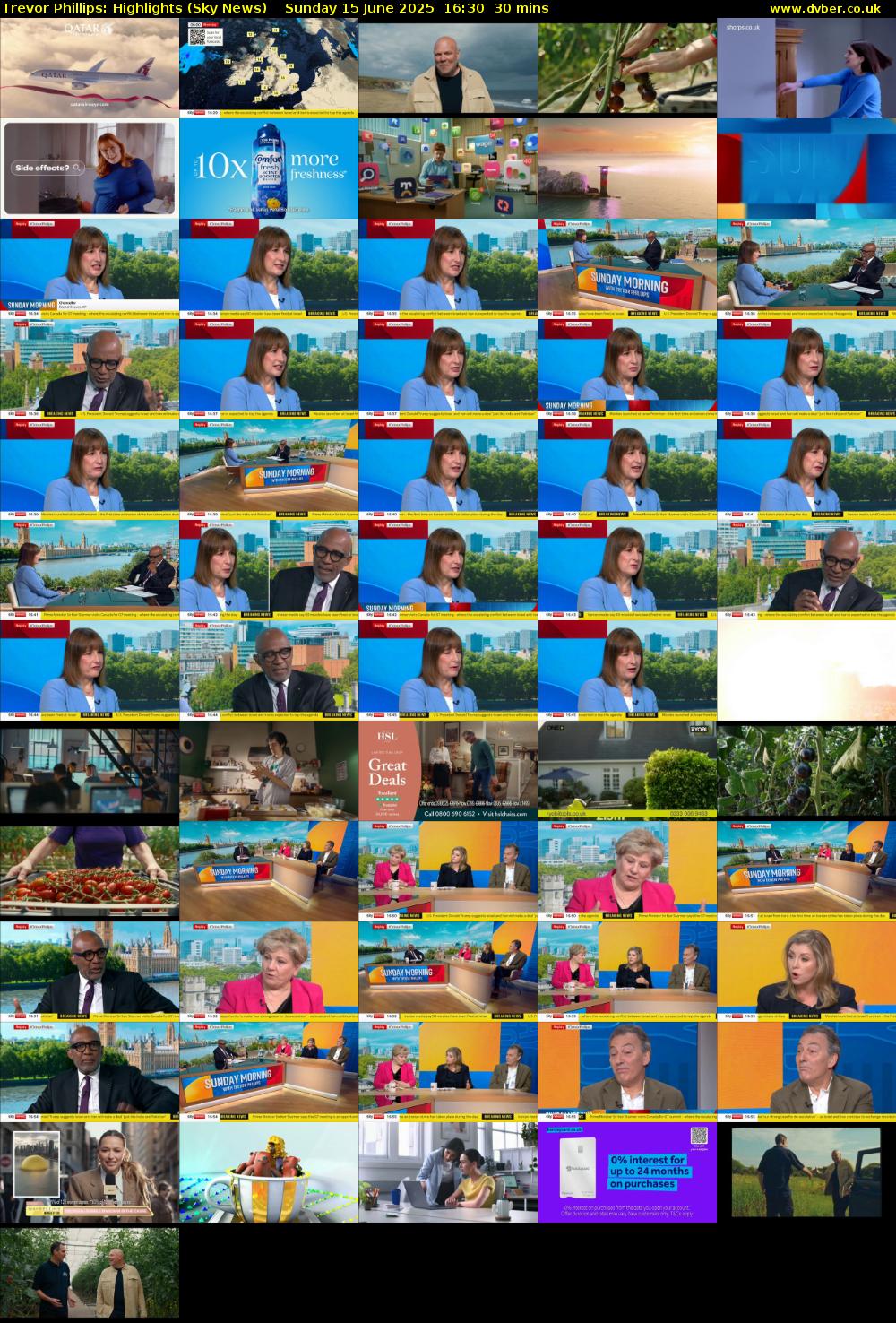 Trevor Phillips: Highlights (Sky News) Sunday 15 June 2025 16:30 - 17:00