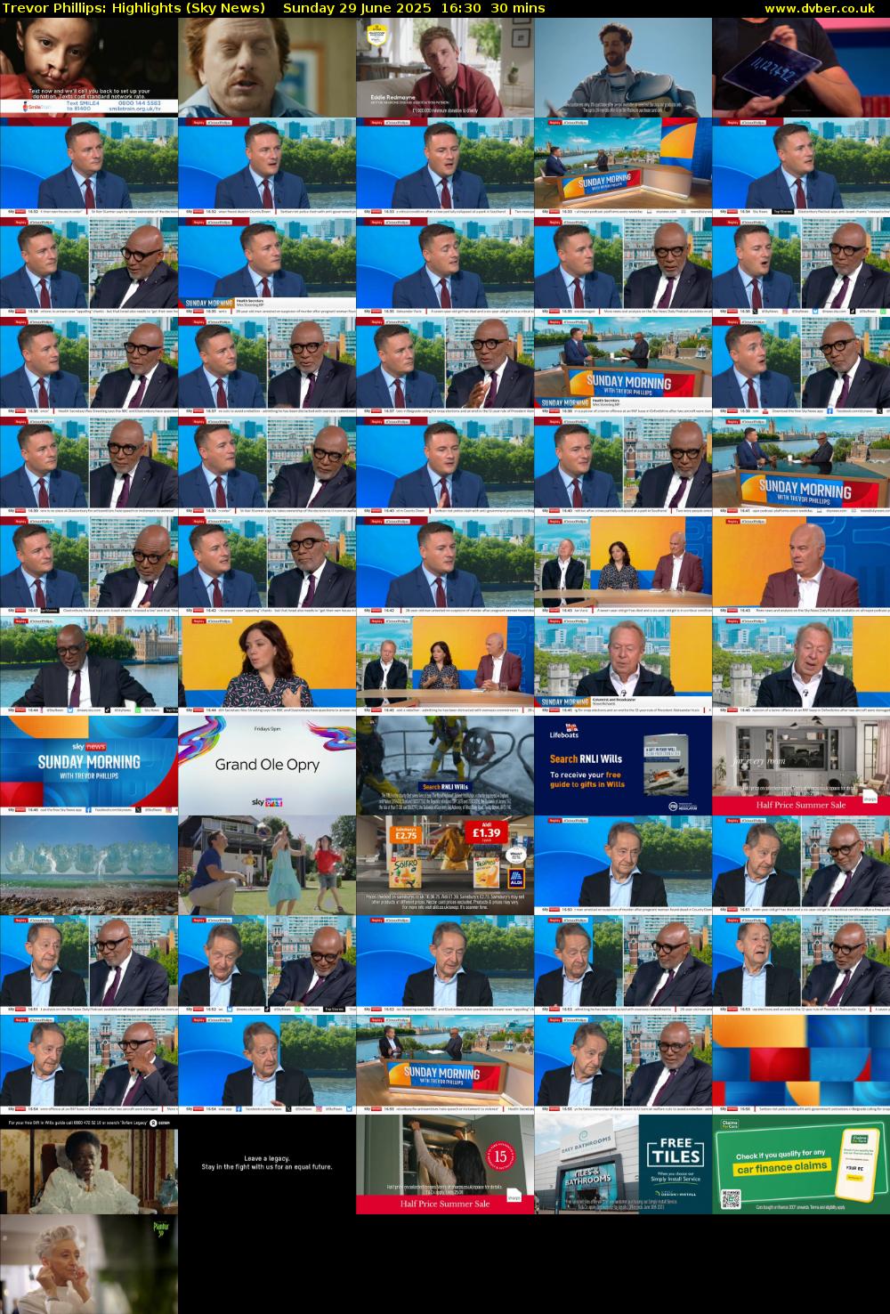 Trevor Phillips: Highlights (Sky News) Sunday 29 June 2025 16:30 - 17:00