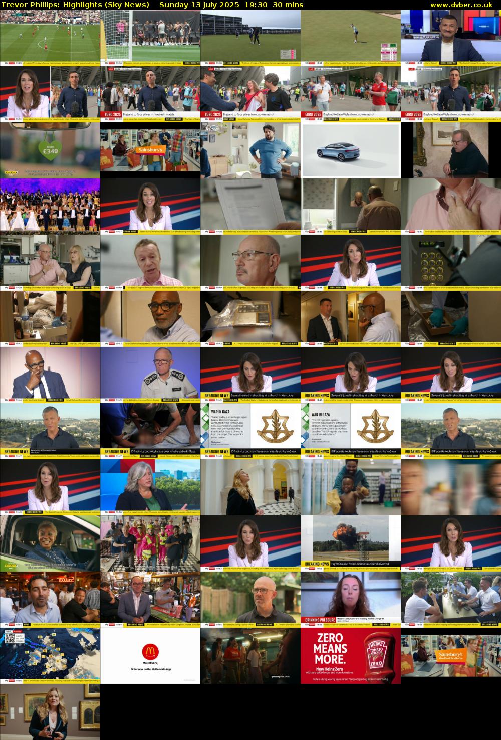 Trevor Phillips: Highlights (Sky News) Sunday 13 July 2025 19:30 - 20:00
