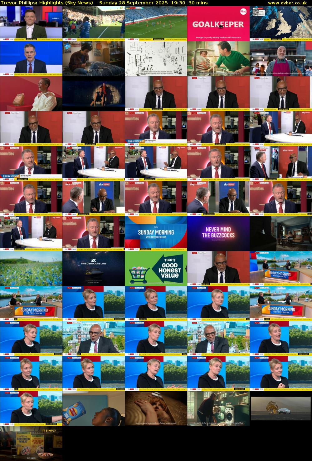 Trevor Phillips: Highlights (Sky News) Sunday 28 September 2025 19:30 - 20:00