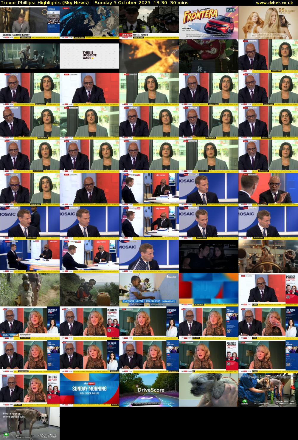 Trevor Phillips: Highlights (Sky News) Sunday 5 October 2025 13:30 - 14:00