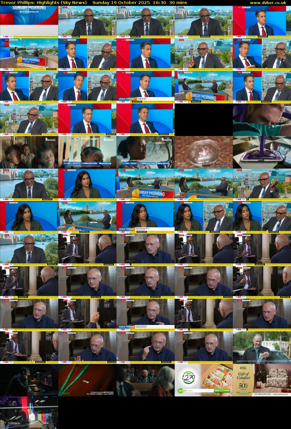 Trevor Phillips: Highlights (Sky News) Sunday 19 October 2025 16:30 - 17:00