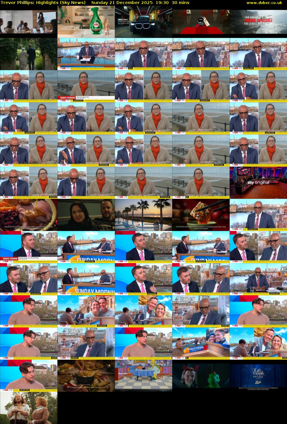 Trevor Phillips: Highlights (Sky News) Sunday 21 December 2025 19:30 - 20:00