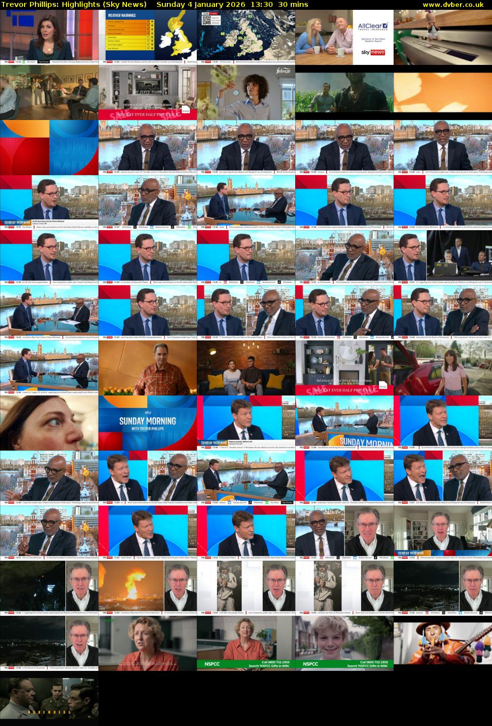 Trevor Phillips: Highlights (Sky News) Sunday 4 January 2026 13:30 - 14:00