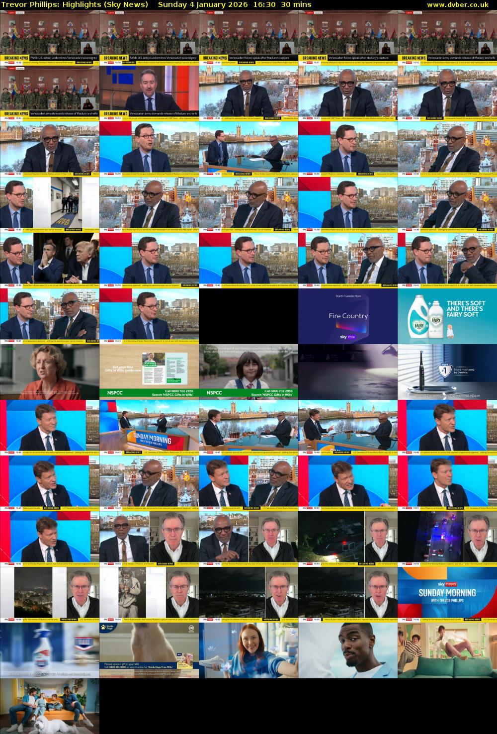 Trevor Phillips: Highlights (Sky News) Sunday 4 January 2026 16:30 - 17:00