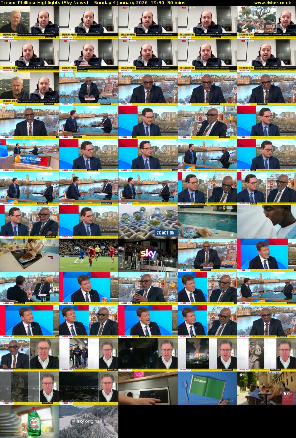 Trevor Phillips: Highlights (Sky News) Sunday 4 January 2026 19:30 - 20:00