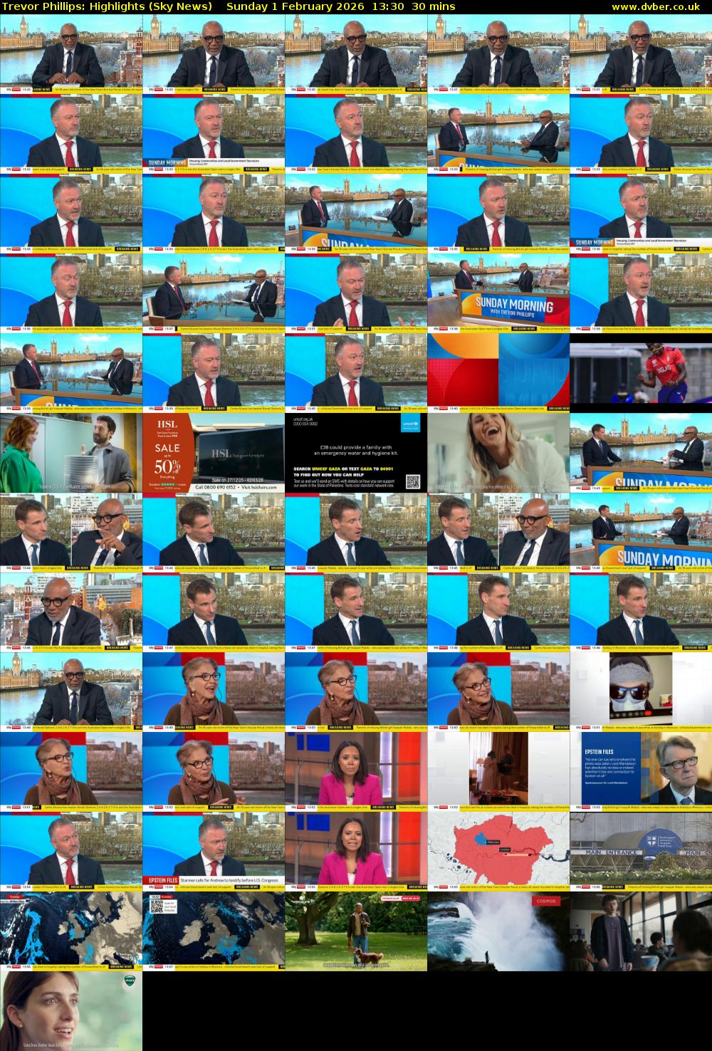 Trevor Phillips: Highlights (Sky News) Sunday 1 February 2026 13:30 - 14:00
