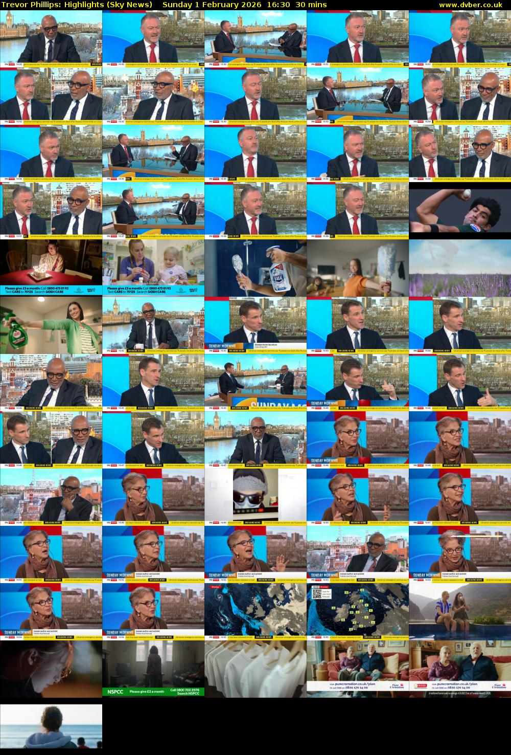 Trevor Phillips: Highlights (Sky News) Sunday 1 February 2026 16:30 - 17:00