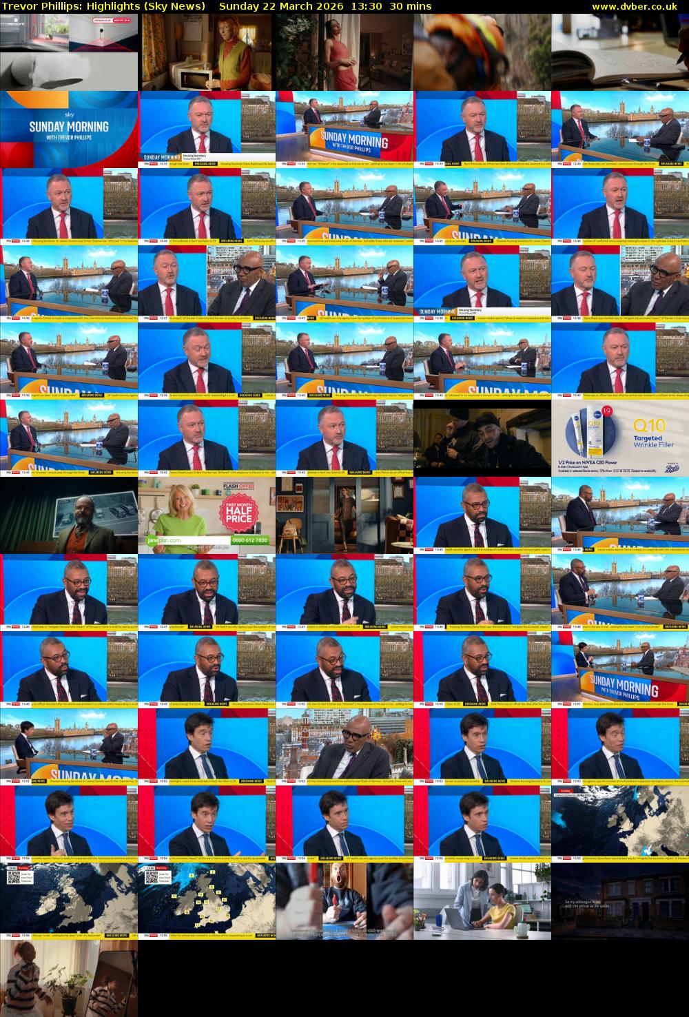 Trevor Phillips: Highlights (Sky News) Sunday 22 March 2026 13:30 - 14:00