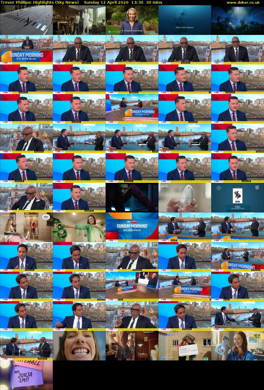 Trevor Phillips: Highlights (Sky News) Sunday 12 April 2026 13:30 - 14:00