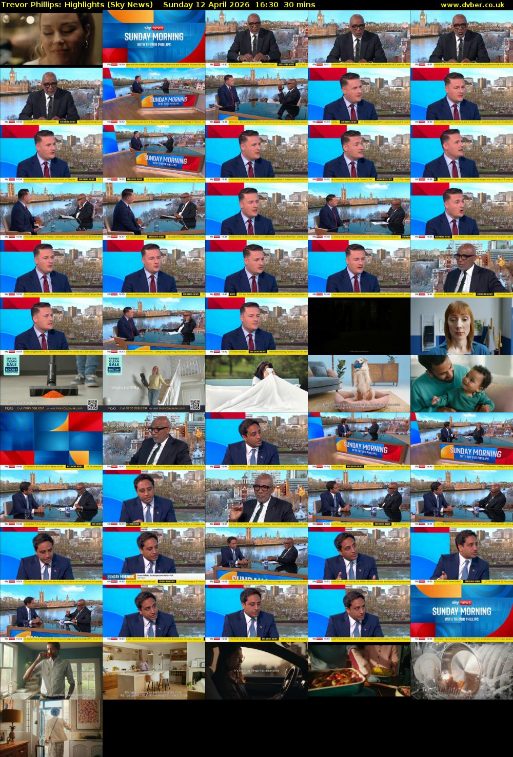 Trevor Phillips: Highlights (Sky News) Sunday 12 April 2026 16:30 - 17:00