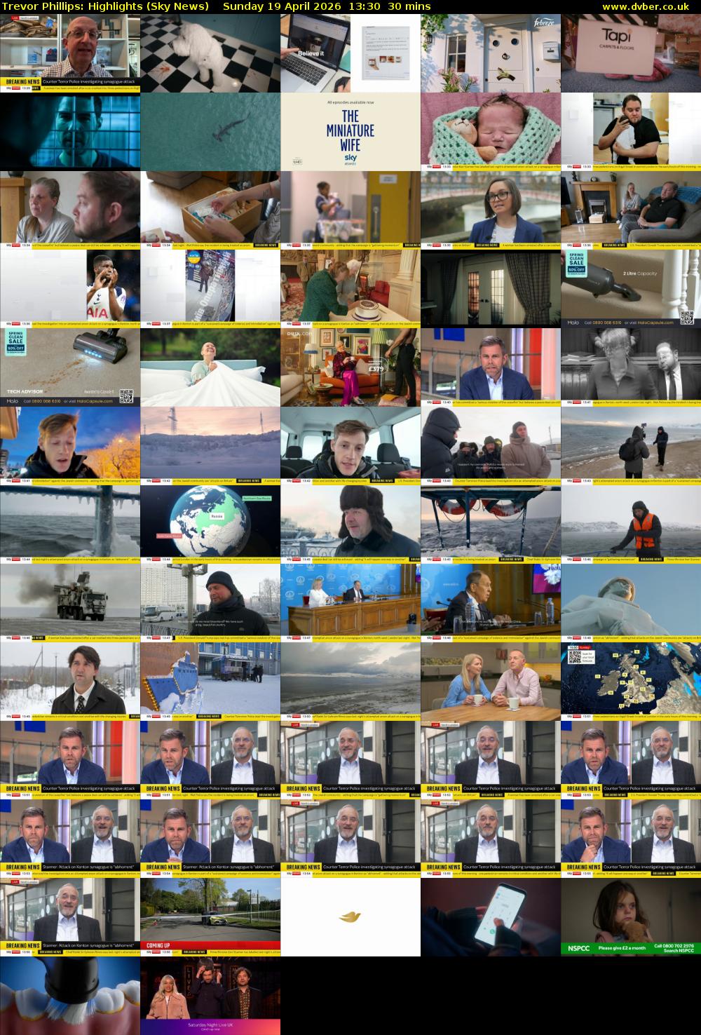 Trevor Phillips: Highlights (Sky News) Sunday 19 April 2026 13:30 - 14:00