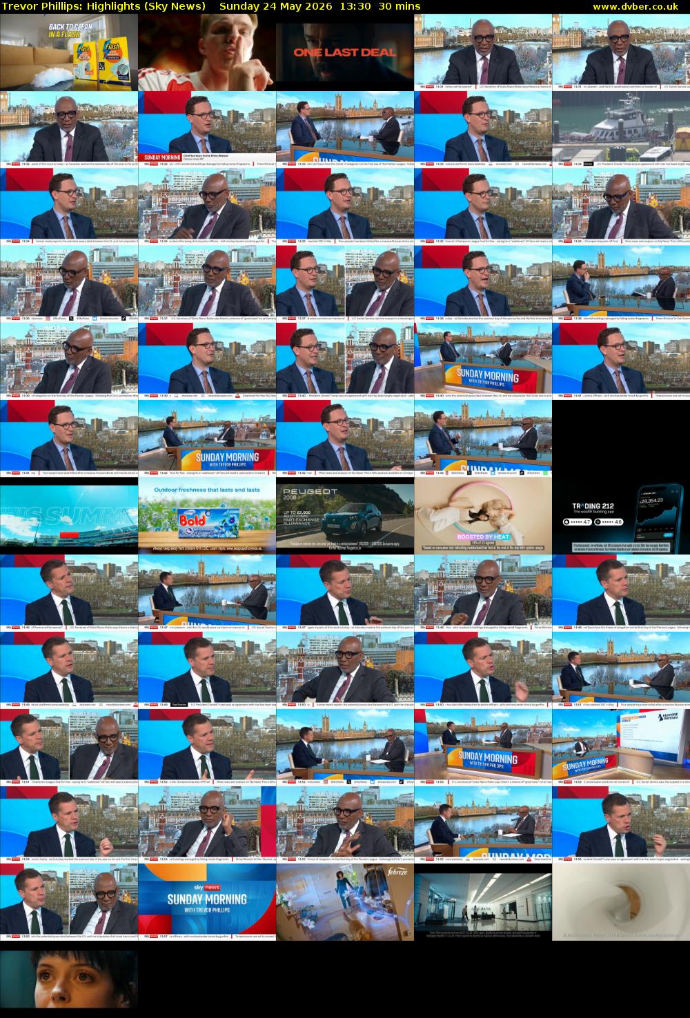 Trevor Phillips: Highlights (Sky News) Sunday 24 May 2026 13:30 - 14:00