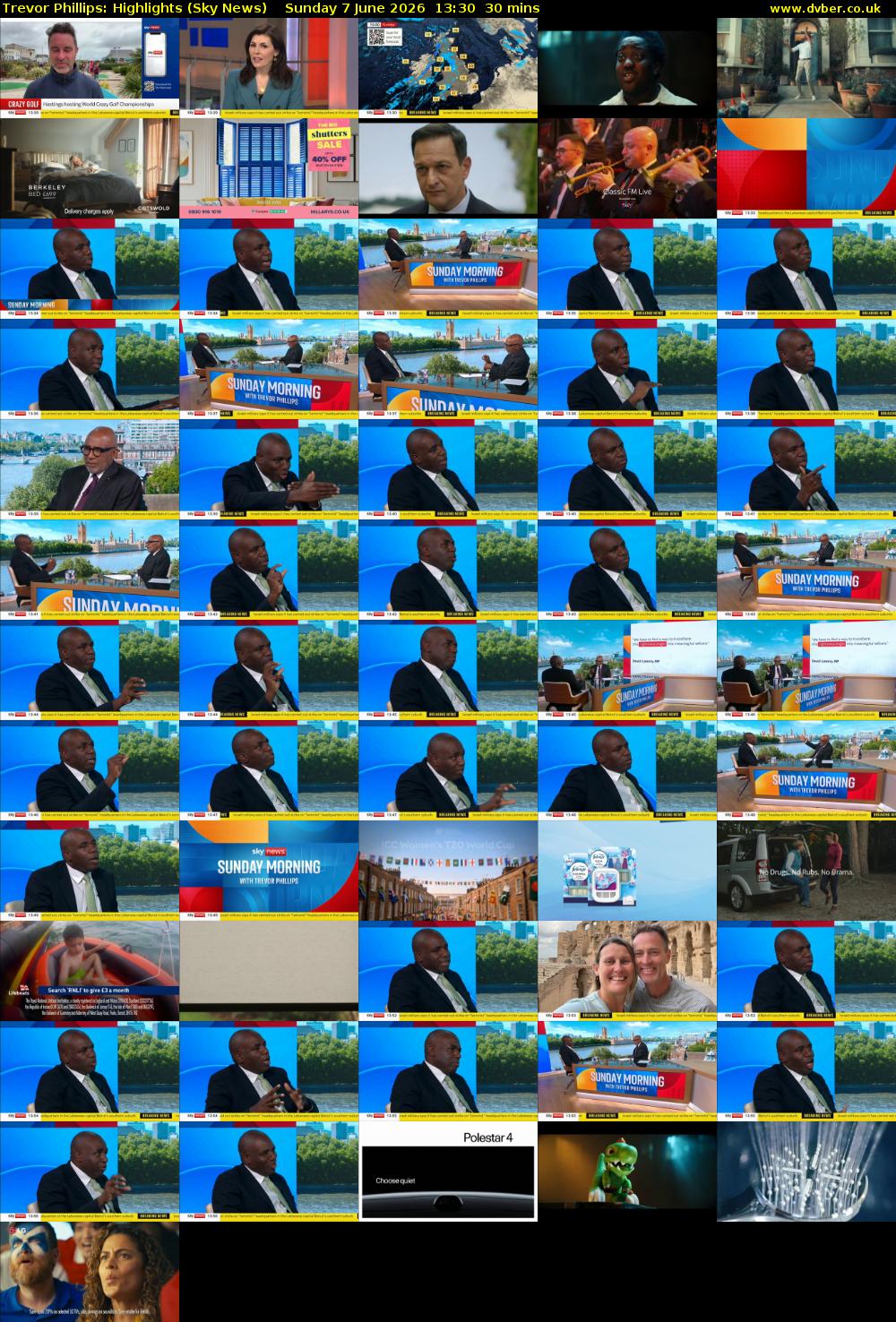 Trevor Phillips: Highlights (Sky News) Sunday 7 June 2026 13:30 - 14:00