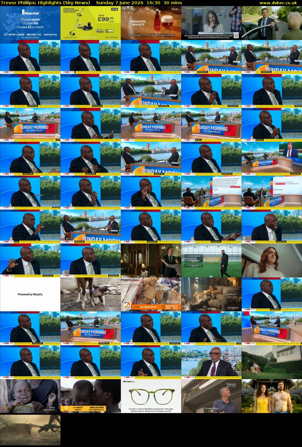 Trevor Phillips: Highlights (Sky News) Sunday 7 June 2026 16:30 - 17:00
