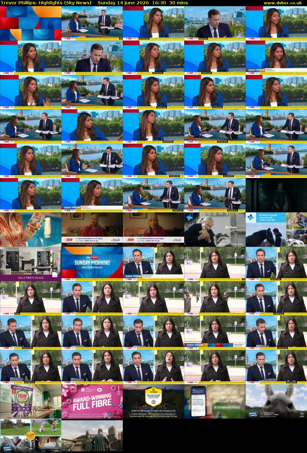 Trevor Phillips: Highlights (Sky News) Sunday 14 June 2026 16:30 - 17:00