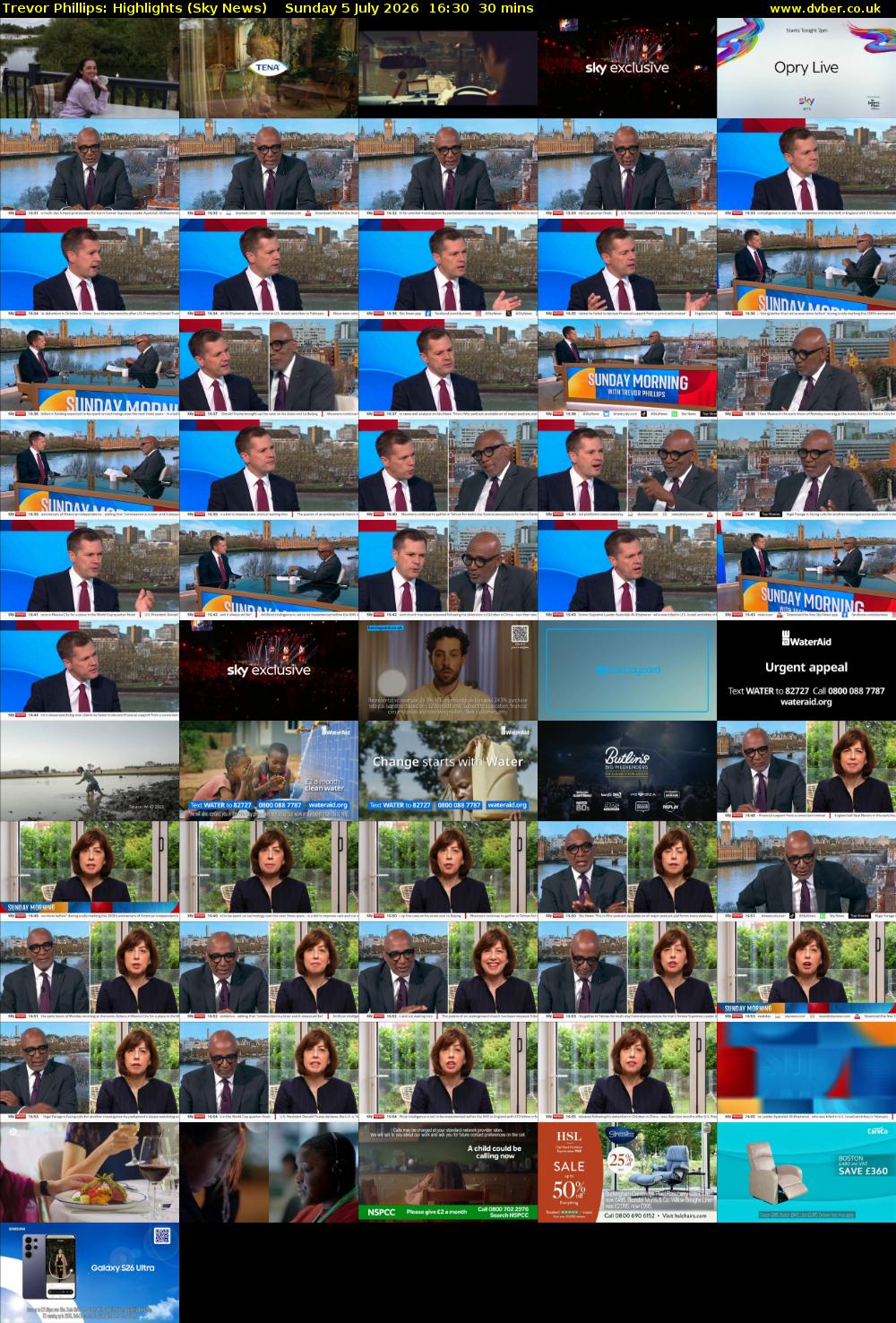 Trevor Phillips: Highlights (Sky News) Sunday 5 July 2026 16:30 - 17:00