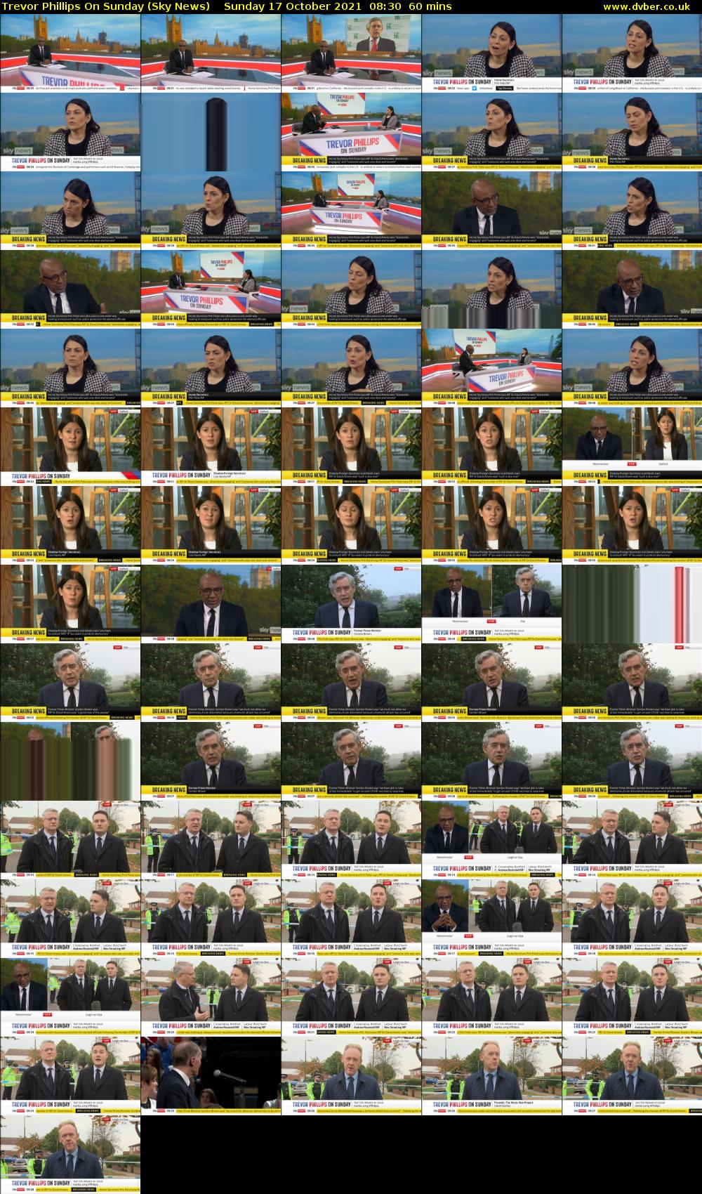 Trevor Phillips On Sunday (Sky News) Sunday 17 October 2021 08:30 - 09:30