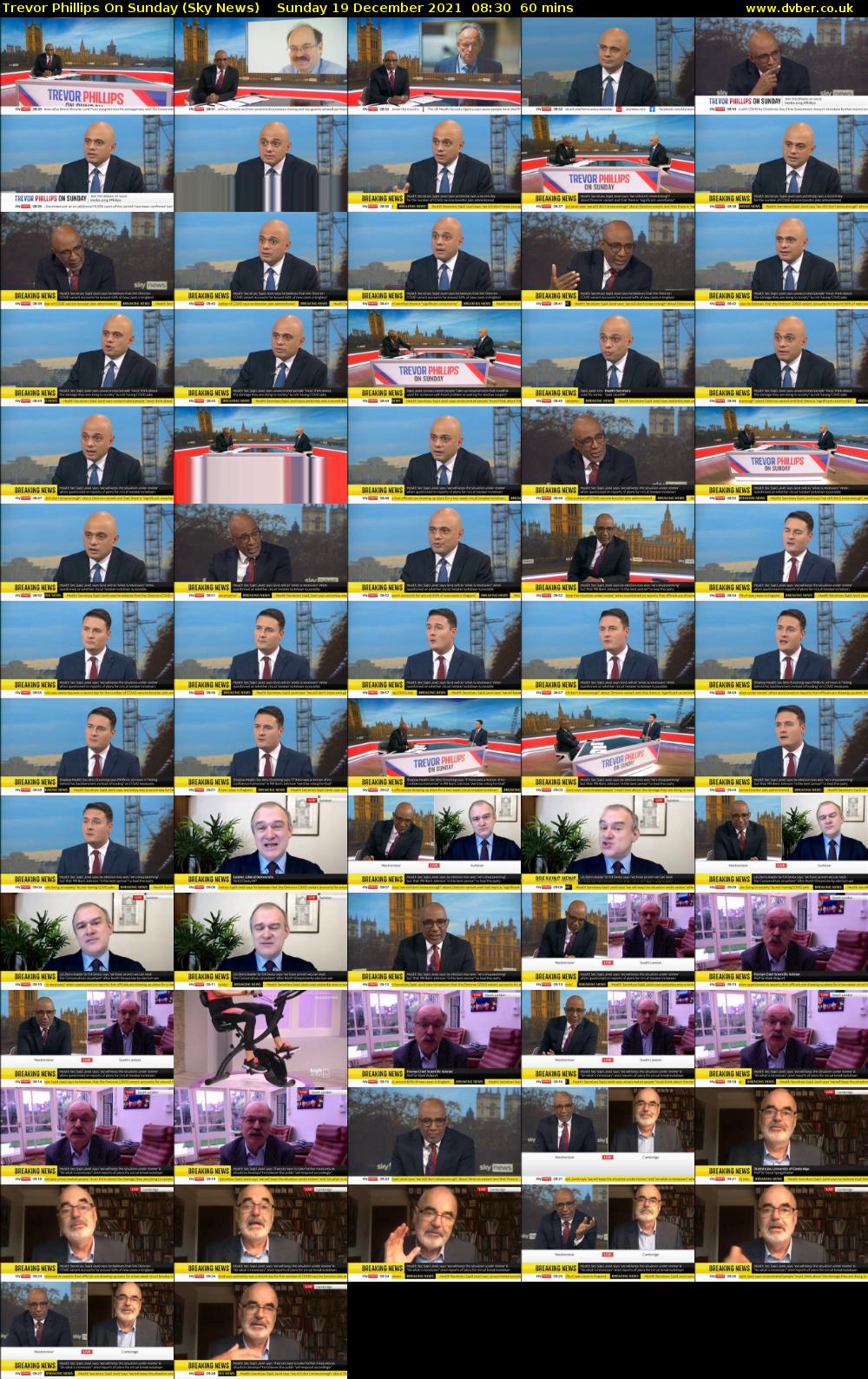 Trevor Phillips On Sunday (Sky News) Sunday 19 December 2021 08:30 - 09:30