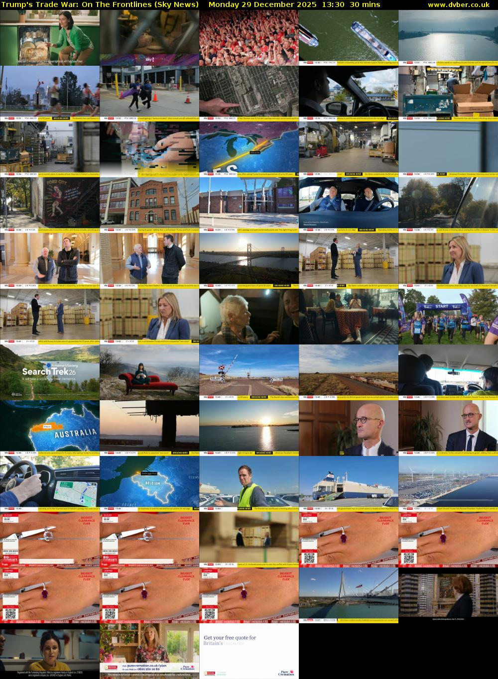 Trump's Trade War: On The Frontlines (Sky News) Monday 29 December 2025 13:30 - 14:00