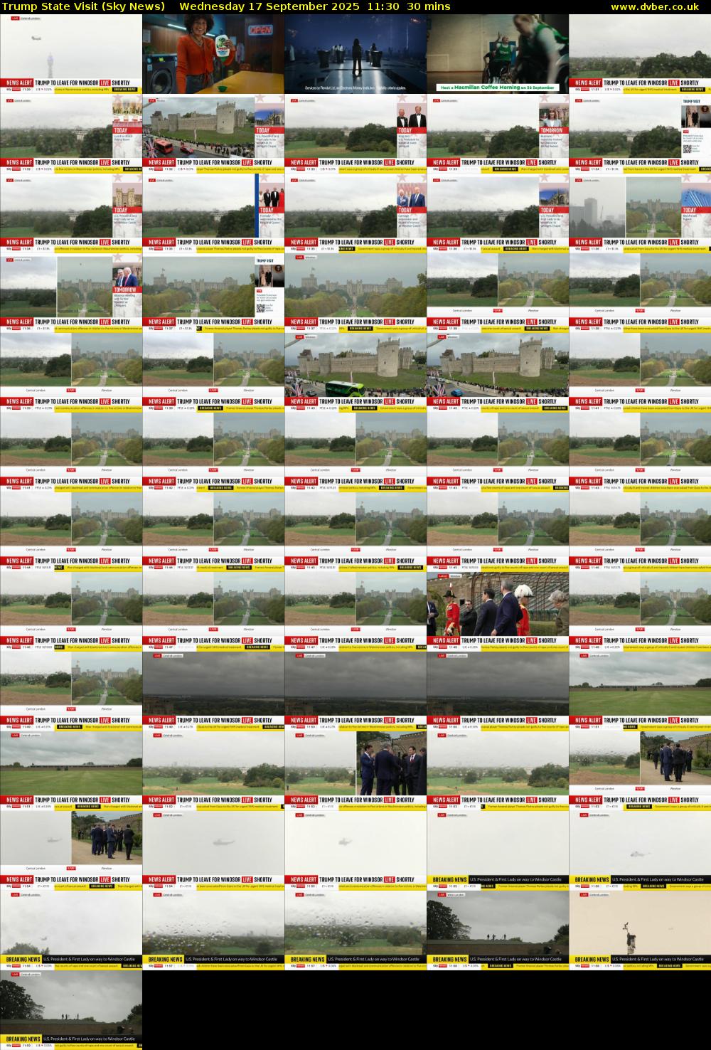 Trump State Visit (Sky News) Wednesday 17 September 2025 11:30 - 12:00