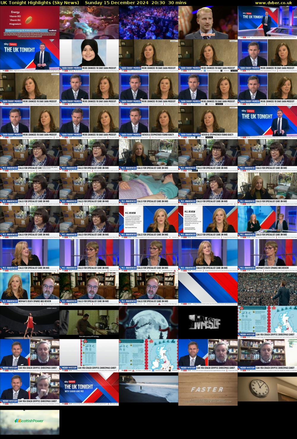 UK Tonight Highlights (Sky News) Sunday 15 December 2024 20:30 - 21:00