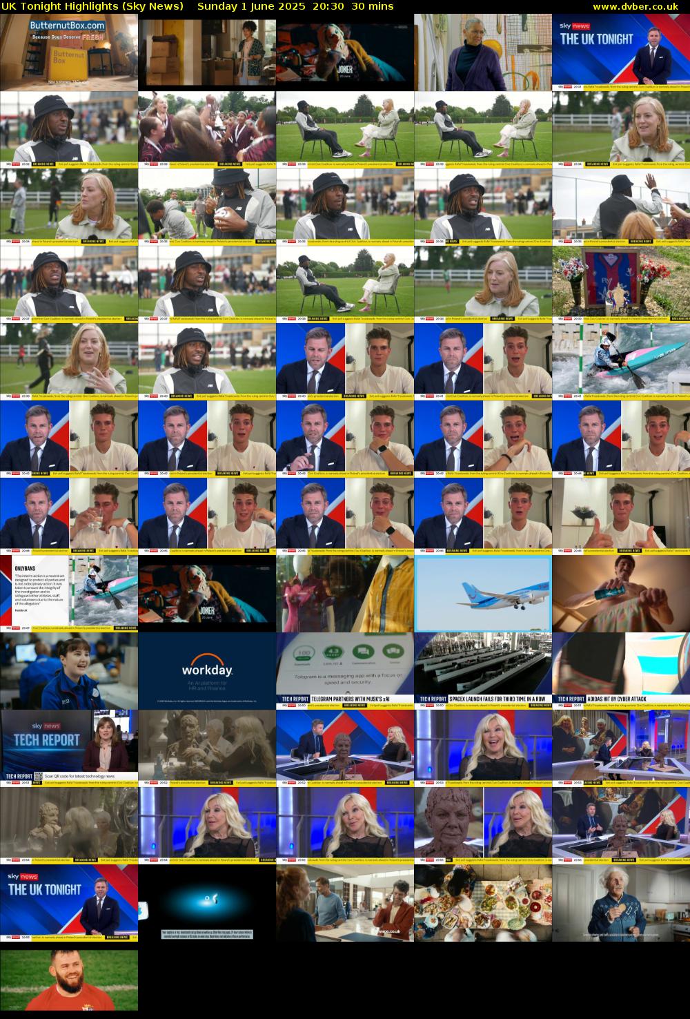 UK Tonight Highlights (Sky News) Sunday 1 June 2025 20:30 - 21:00