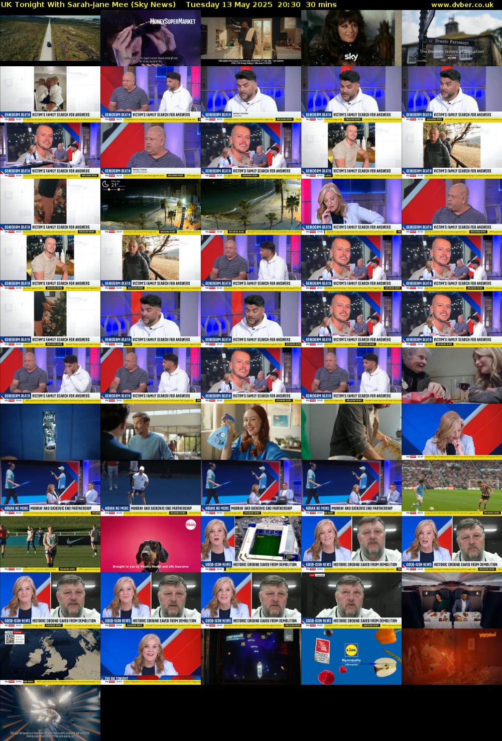 UK Tonight With Sarah-Jane Mee (Sky News) Tuesday 13 May 2025 20:30 - 21:00