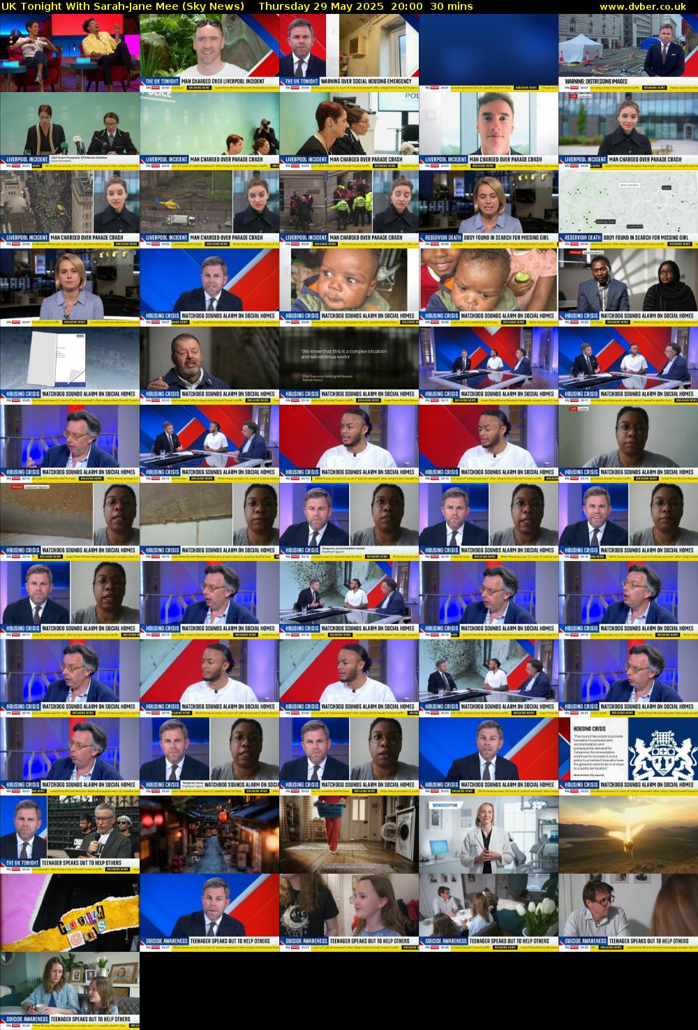 UK Tonight With Sarah-Jane Mee (Sky News) Thursday 29 May 2025 20:00 - 20:30