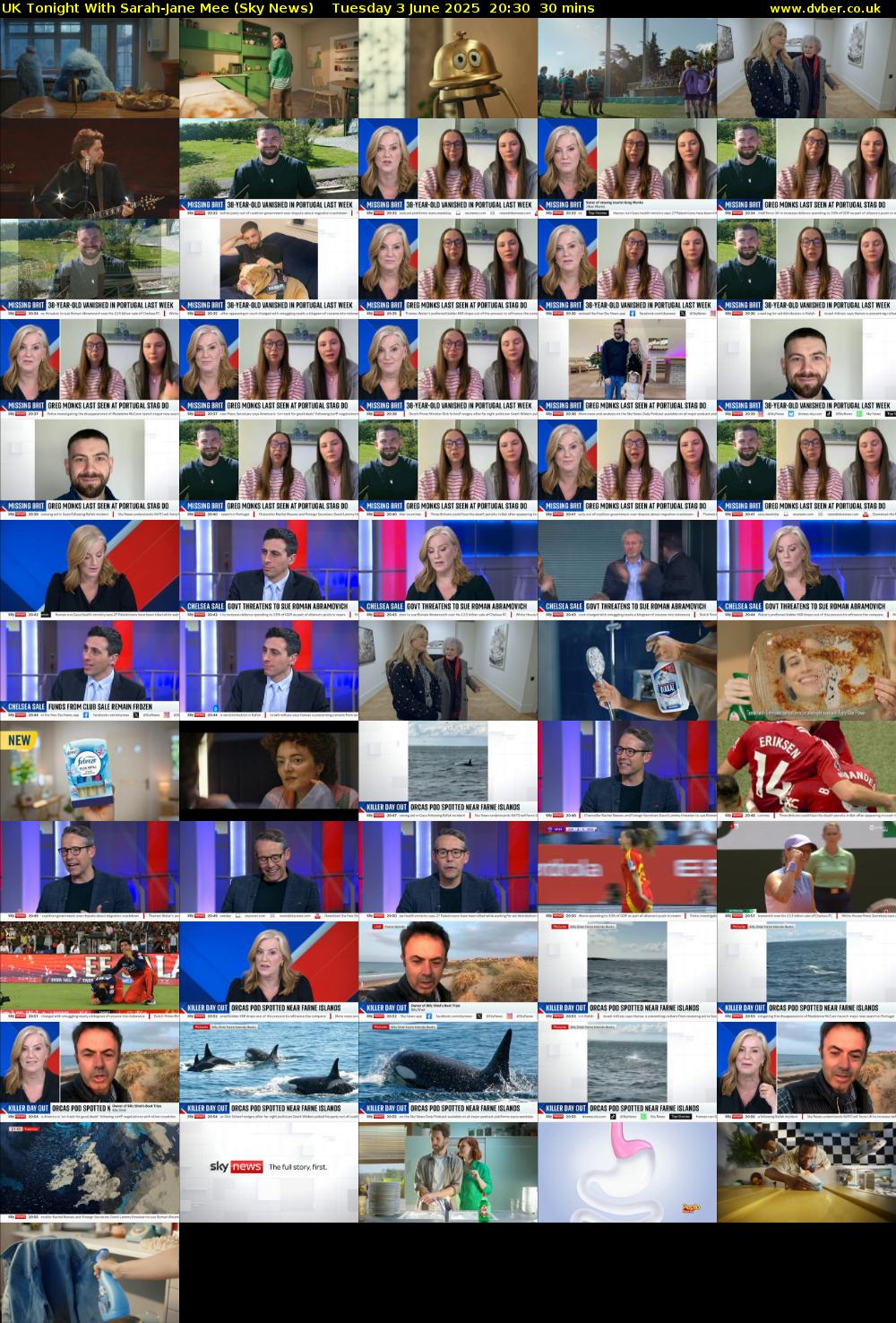 UK Tonight With Sarah-Jane Mee (Sky News) Tuesday 3 June 2025 20:30 - 21:00