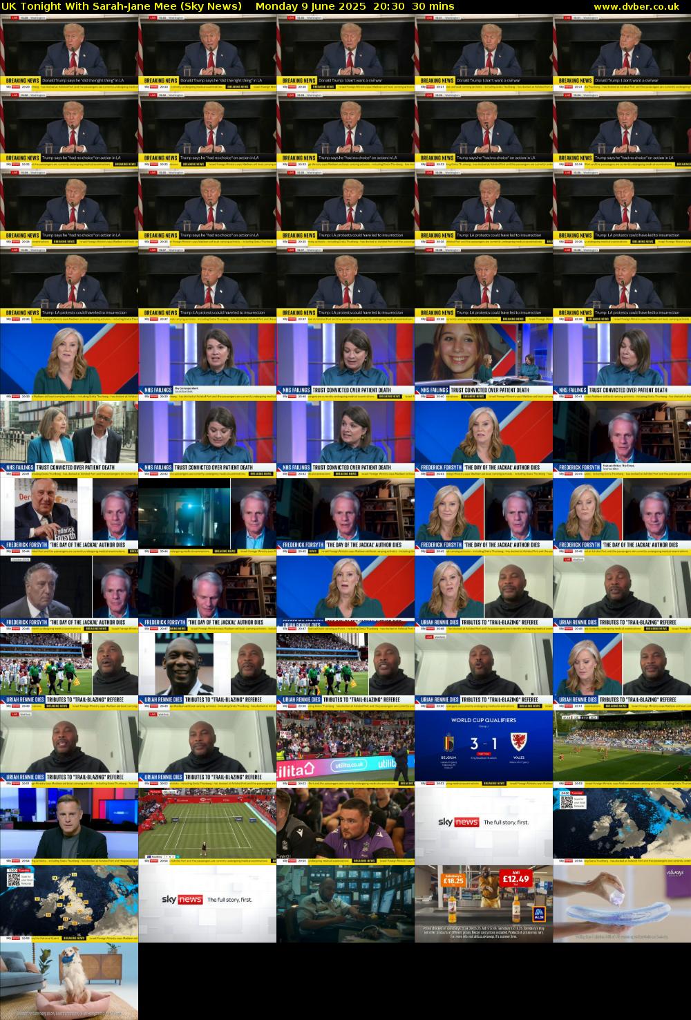 UK Tonight With Sarah-Jane Mee (Sky News) Monday 9 June 2025 20:30 - 21:00
