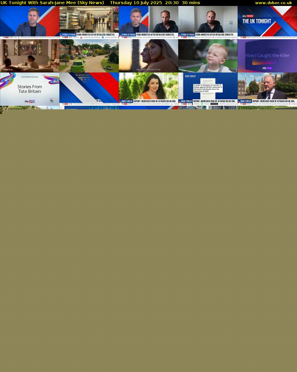 UK Tonight With Sarah-Jane Mee (Sky News) Thursday 10 July 2025 20:30 - 21:00