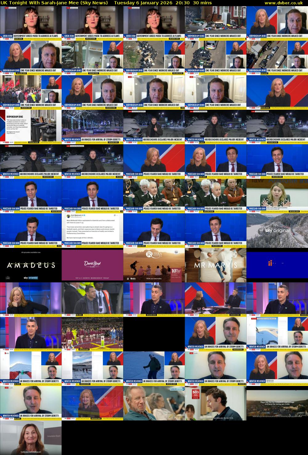 UK Tonight With Sarah-Jane Mee (Sky News) Tuesday 6 January 2026 20:30 - 21:00