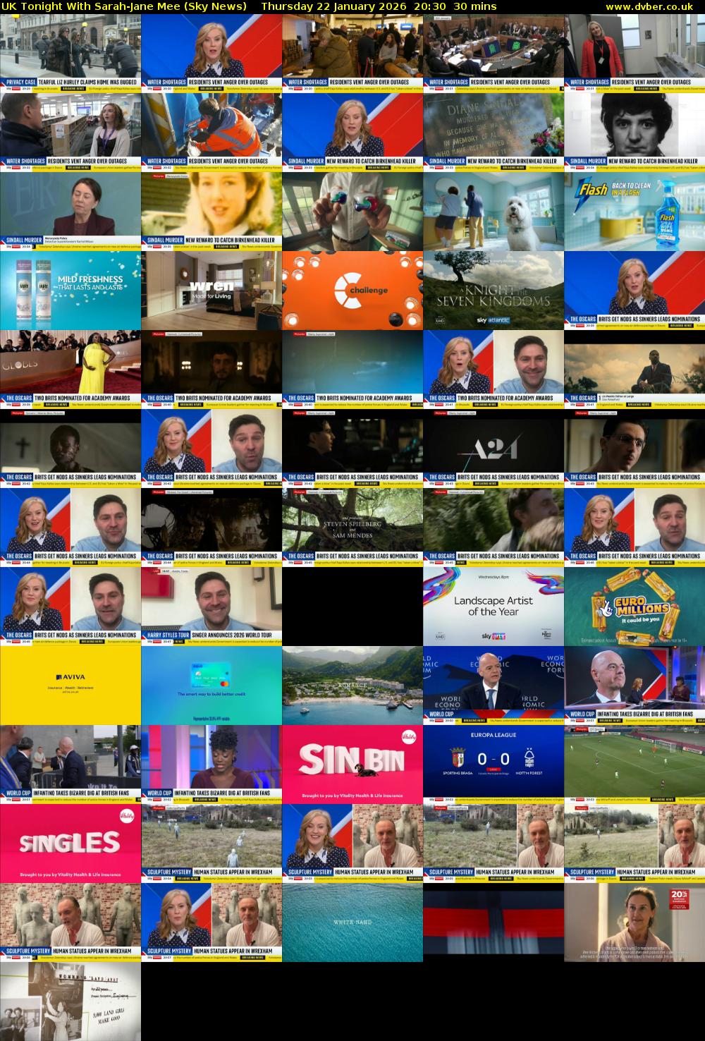 UK Tonight With Sarah-Jane Mee (Sky News) Thursday 22 January 2026 20:30 - 21:00