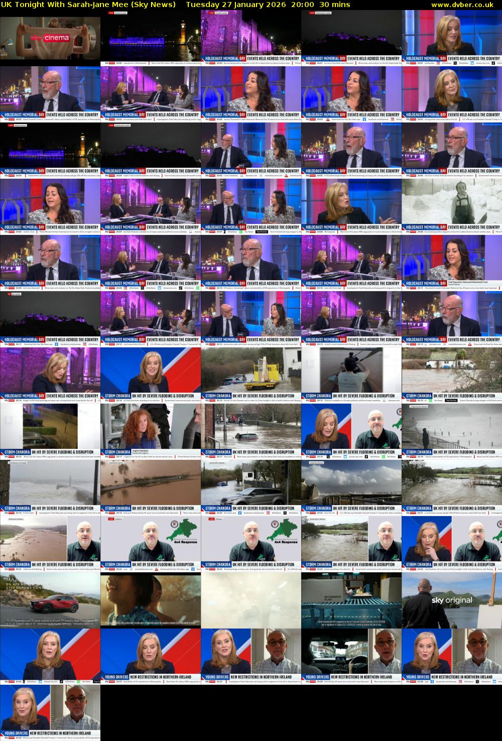 UK Tonight With Sarah-Jane Mee (Sky News) Tuesday 27 January 2026 20:00 - 20:30
