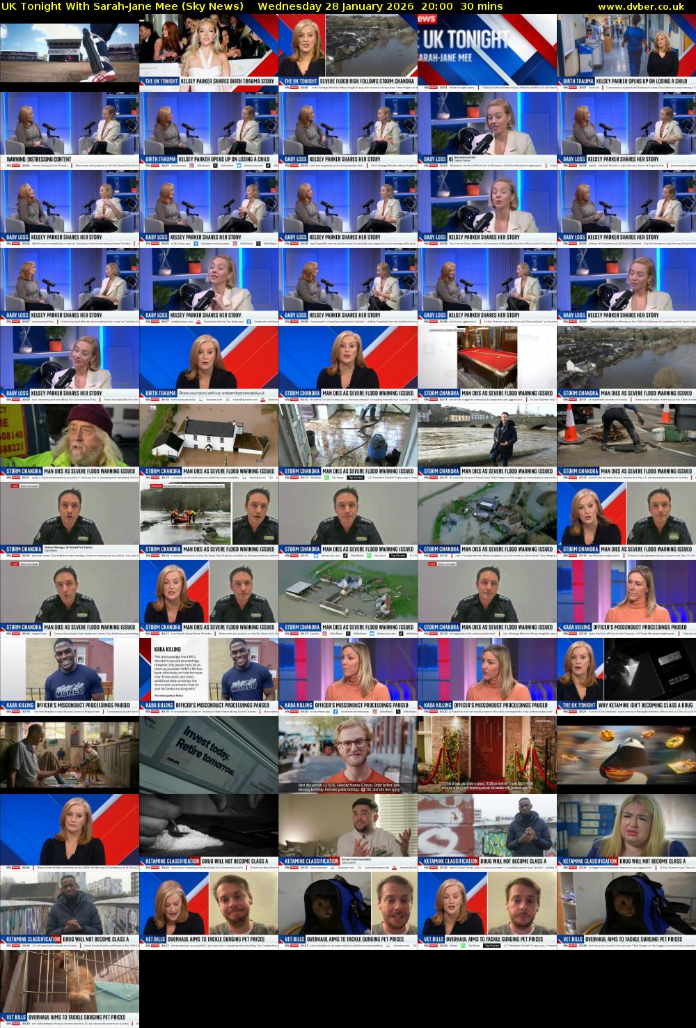 UK Tonight With Sarah-Jane Mee (Sky News) Wednesday 28 January 2026 20:00 - 20:30