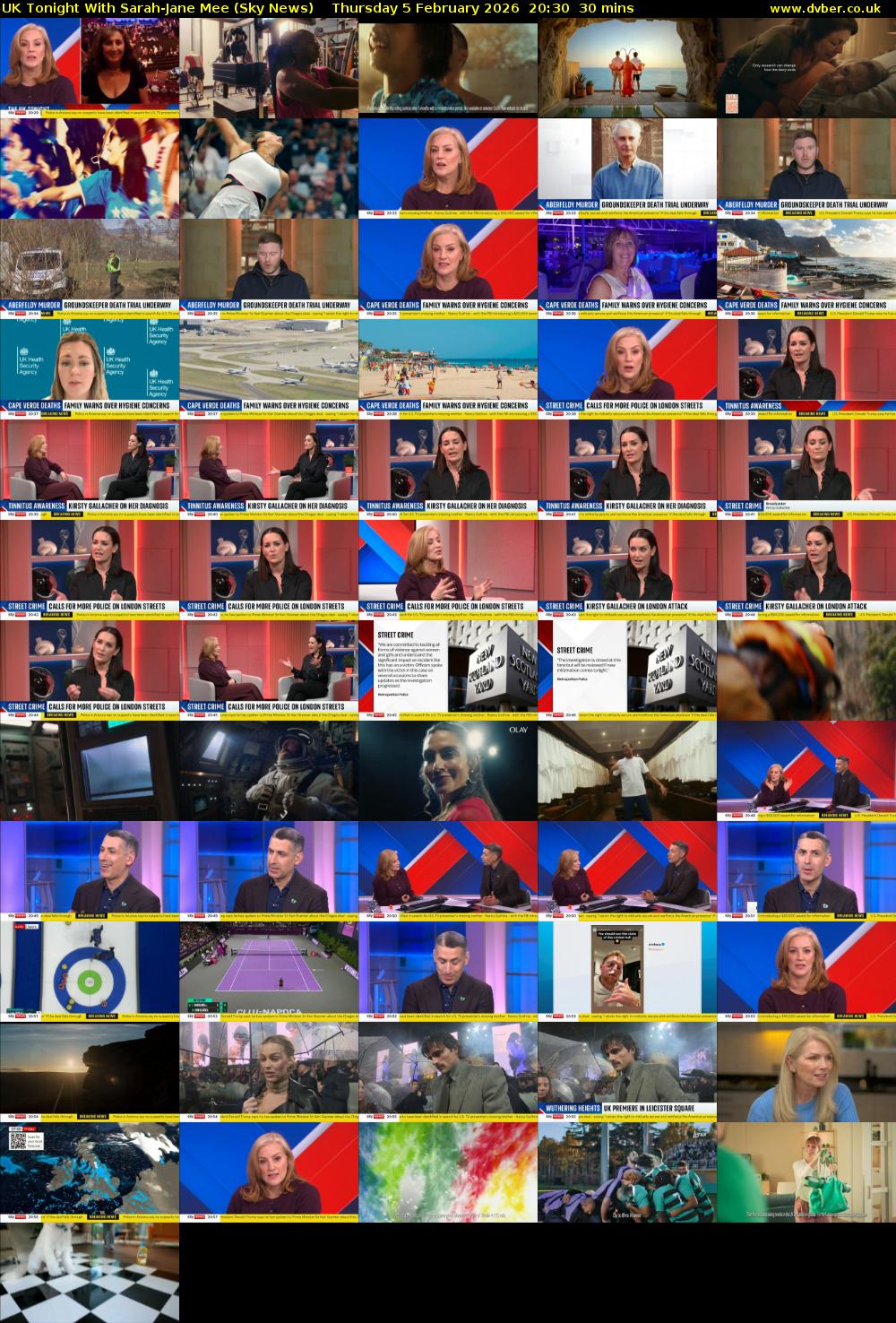 UK Tonight With Sarah-Jane Mee (Sky News) Thursday 5 February 2026 20:30 - 21:00