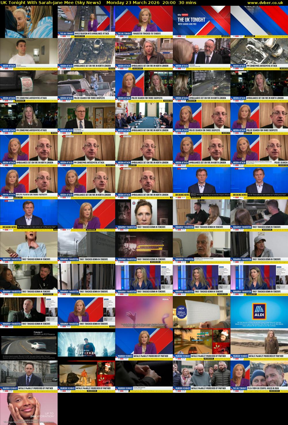 UK Tonight With Sarah-Jane Mee (Sky News) Monday 23 March 2026 20:00 - 20:30