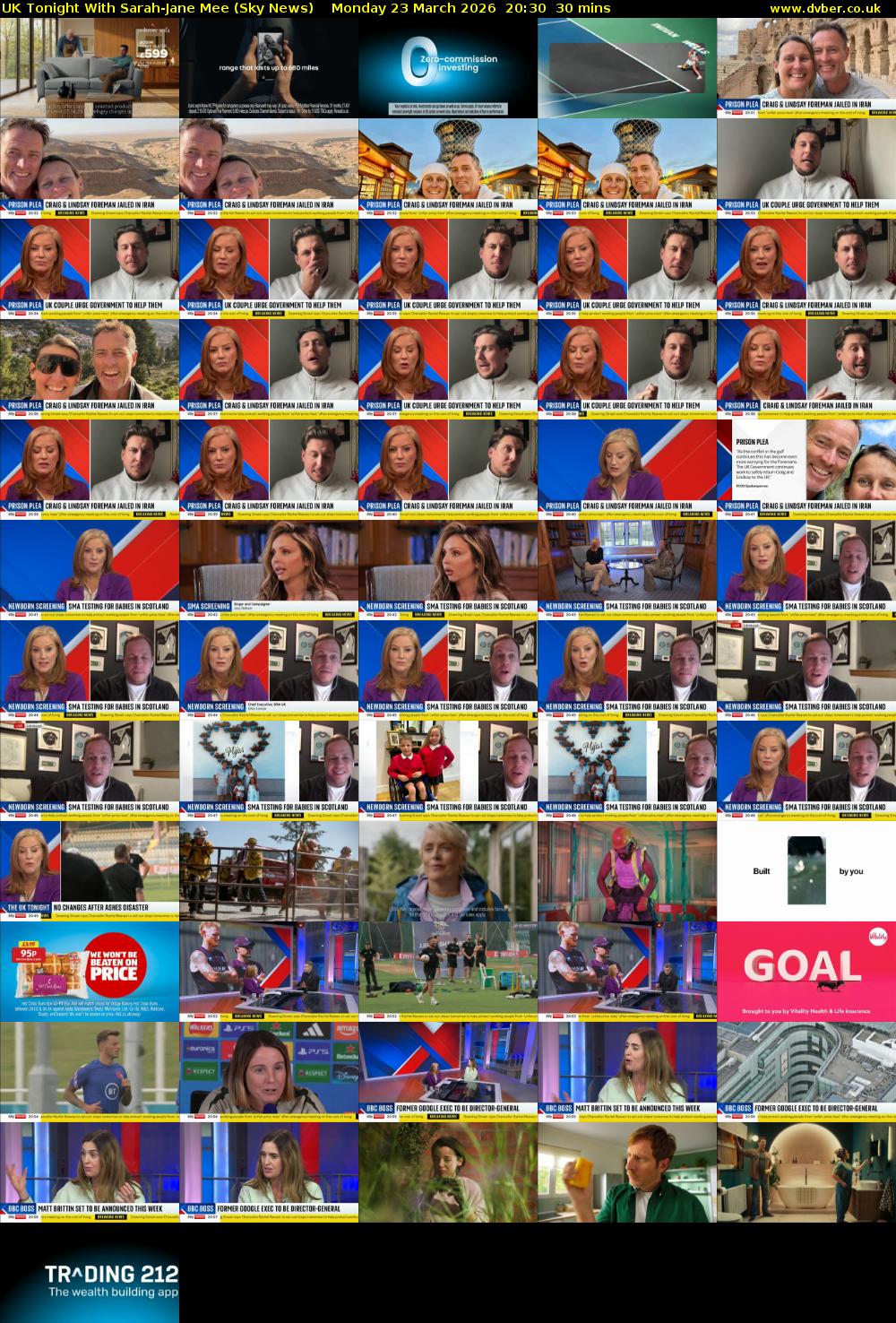 UK Tonight With Sarah-Jane Mee (Sky News) Monday 23 March 2026 20:30 - 21:00